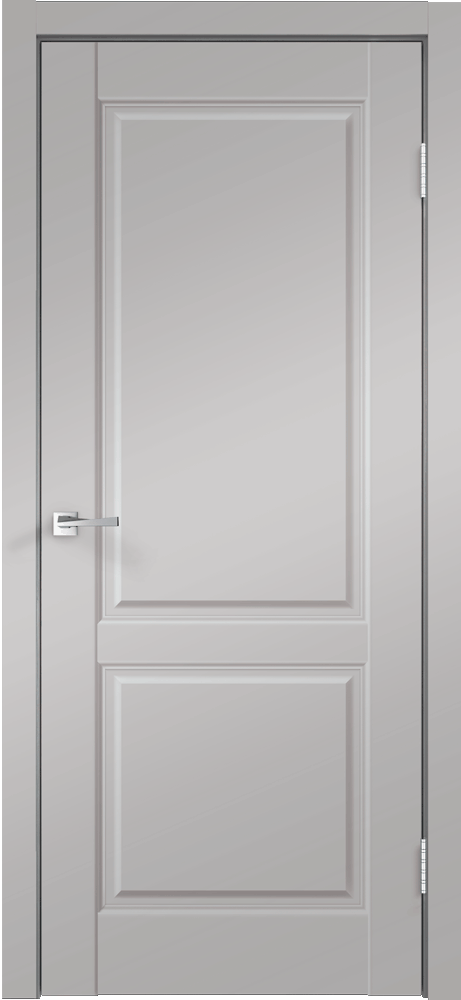 Дверное полотно Экошпон VILLA 2P 900х2000 цвет Серый Эмалит
