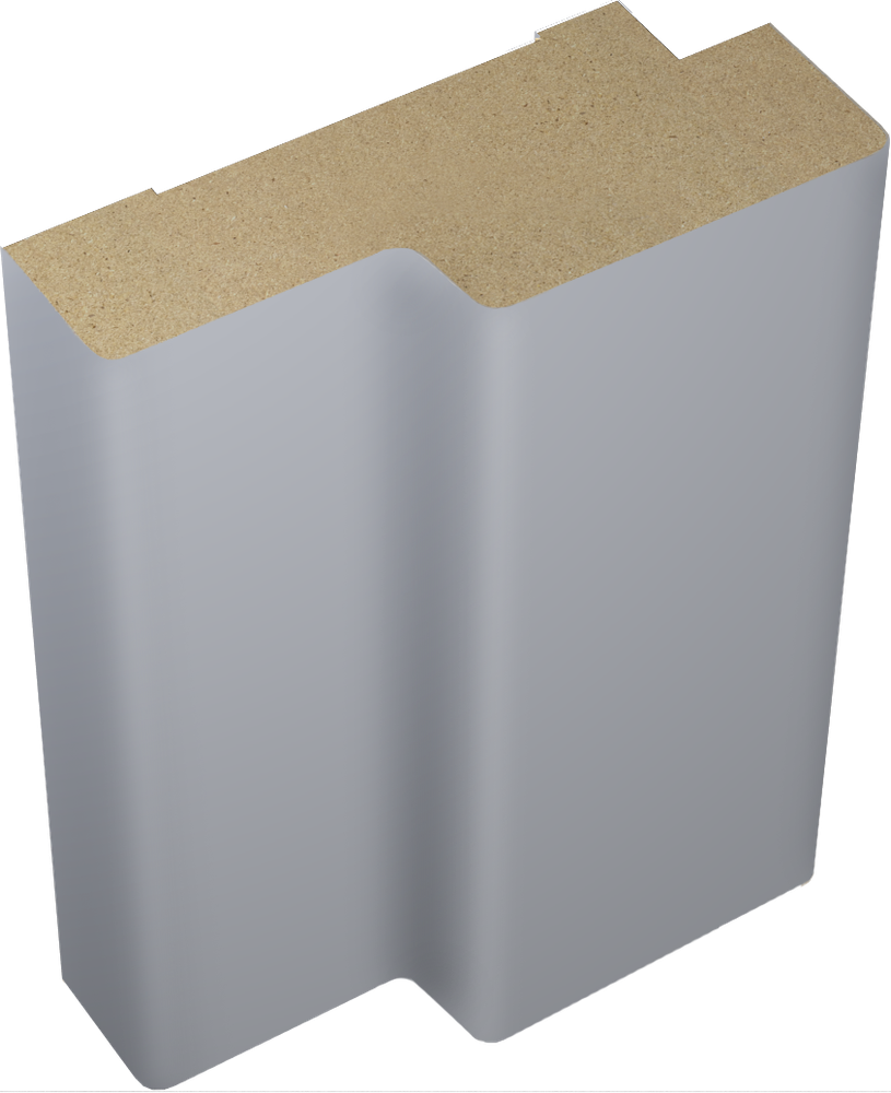 Коробка 74х30 Ламинат цвет Серый в цвет RAL7040 М11х21 (1070х2076)