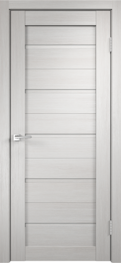 Дверное полотно Экошпон DUPLEX глухое 800х2000 цвет Дуб белый