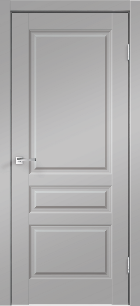 Дверное полотно Экошпон VILLA 3P 600х2000 цвет Серый Эмалит