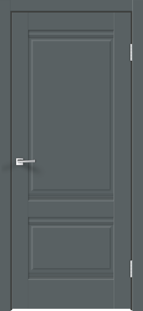 Дверное полотно Экошпон ALTO 2P 700х2000 цвет Темно-серый Эмалит