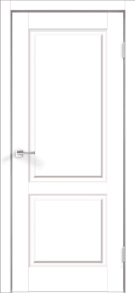Дверное полотно Экошпон VILLA 2P 800х2000 цвет Белый Эмалит