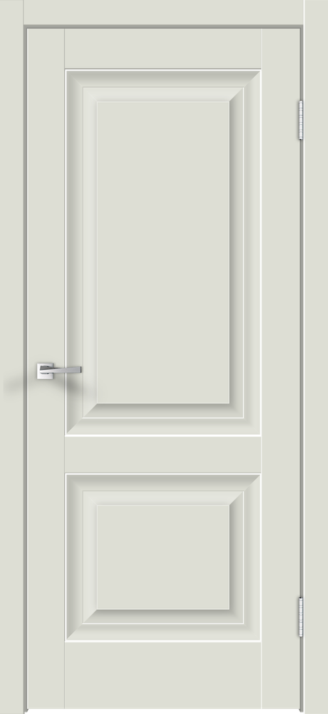 Дверное полотно Экошпон ALTO 8 700х2000 цвет Светло-серый Эмалит