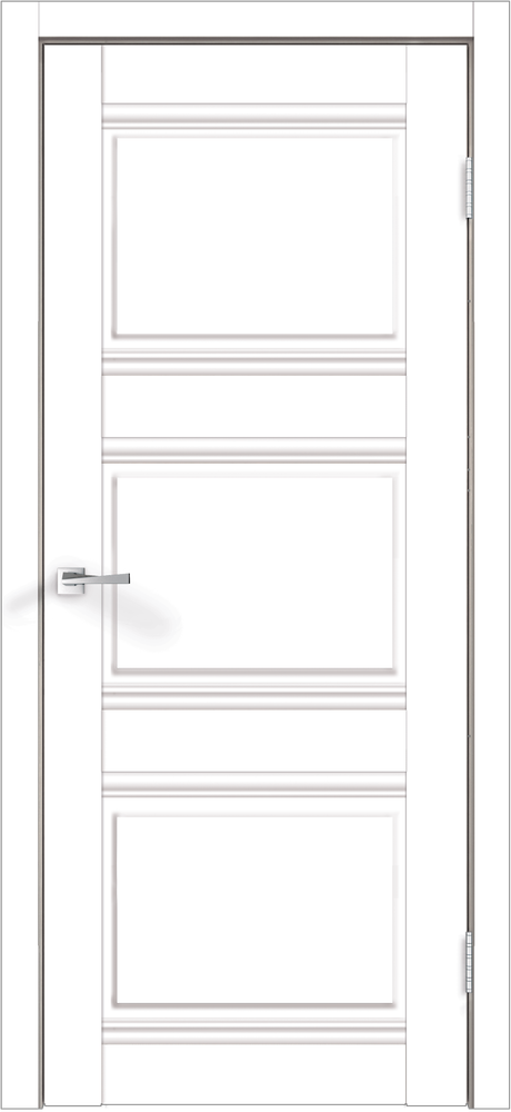 Дверное полотно Экошпон ALTO 3 900х2000 цвет Белый Эмалит