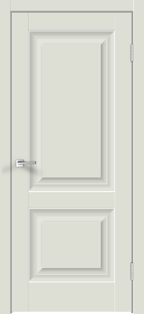 Дверное полотно Экошпон ALTO 8 600х2000 цвет Светло-серый Эмалит